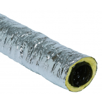 Insulated duct 125mm / 6m / 25mm